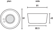 Product dimensions
